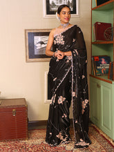 Hand Embroidery Tissue Saree